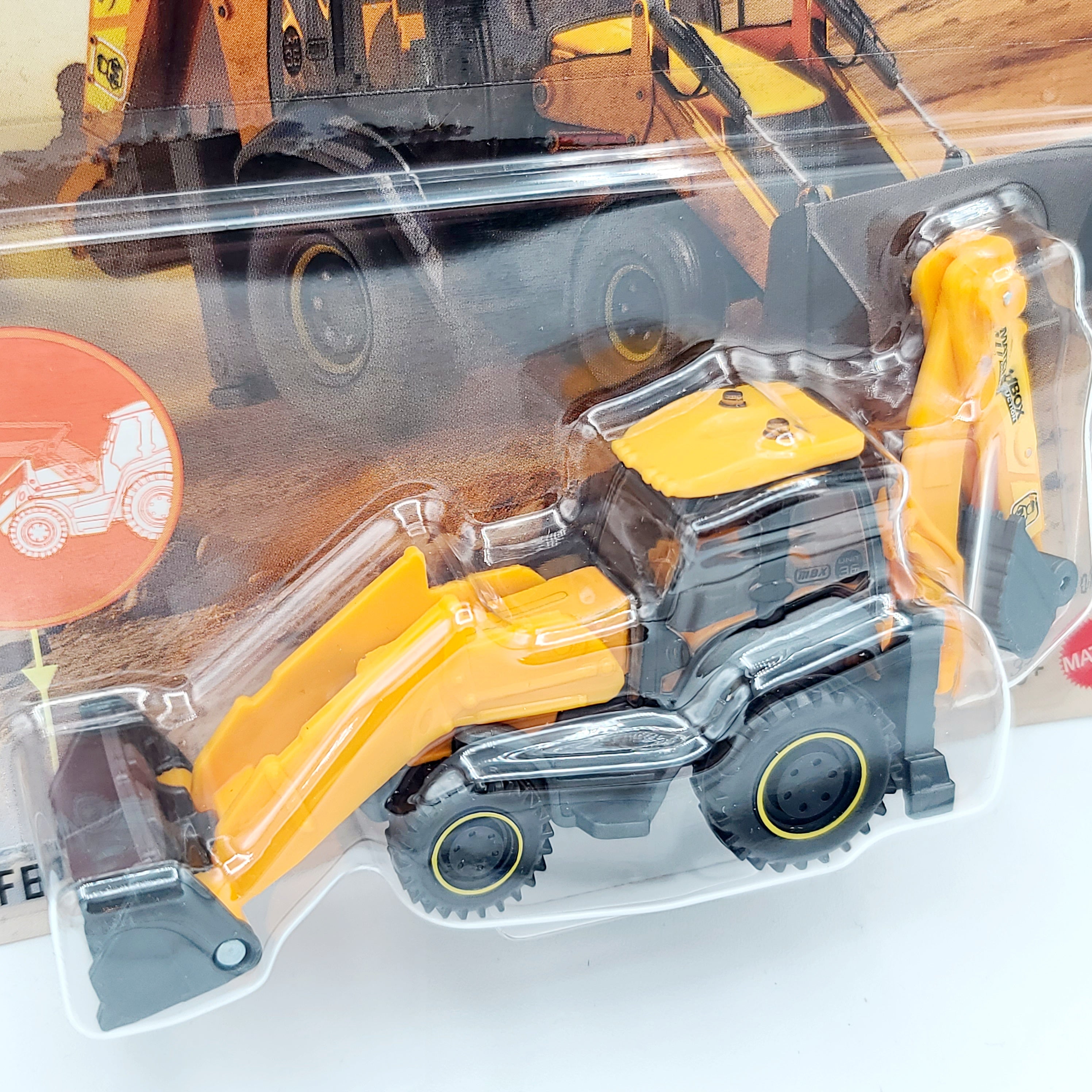 Matchbox MBX Backhoe "MBX Construction" (2025 Working Rigs - Mix 4)